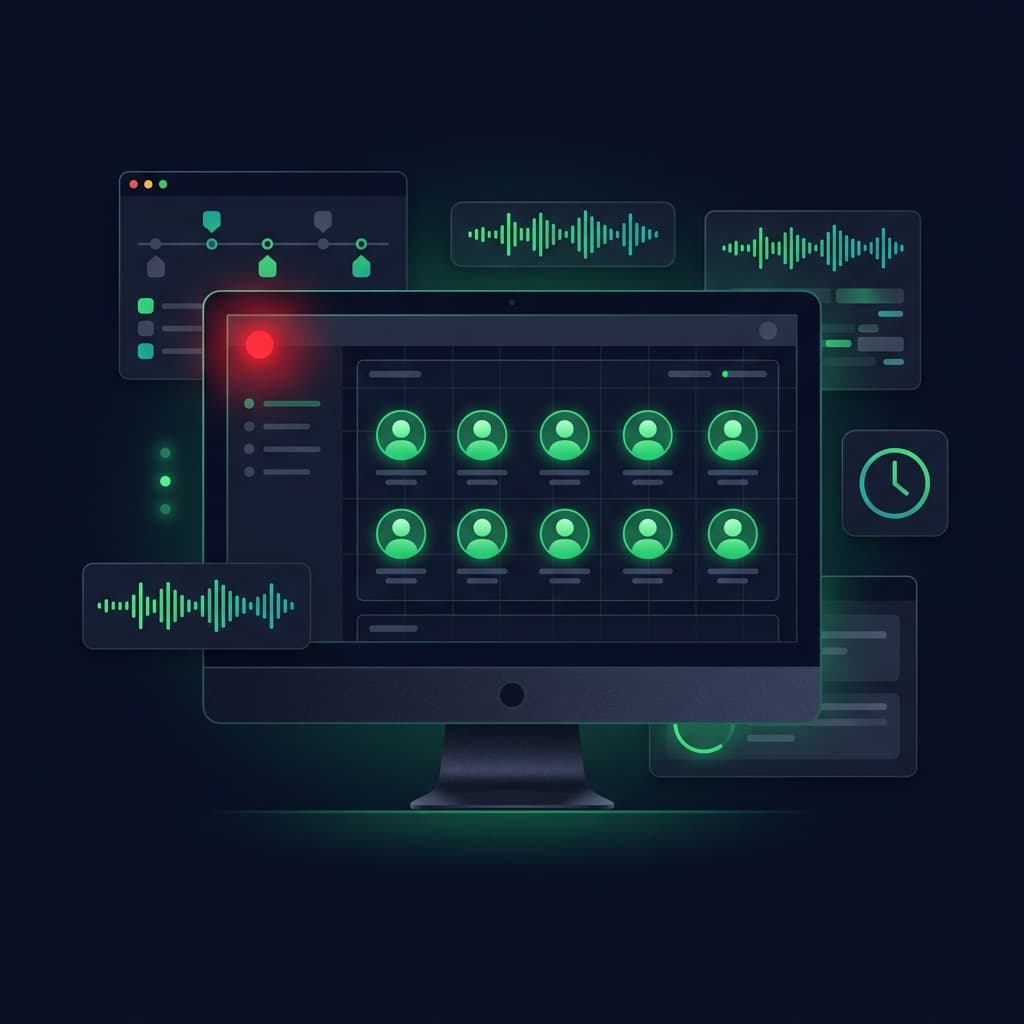 Staff monitoring dashboard